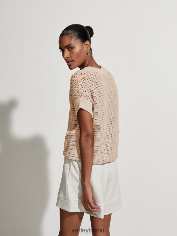 Varley Corvallis-Strick Frauen B2X2PN79 Mondlicht Bekleidung