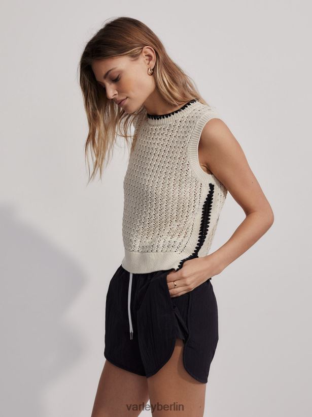 Varley Delaney-Strickweste Frauen B2X2PN3 Birke Bekleidung