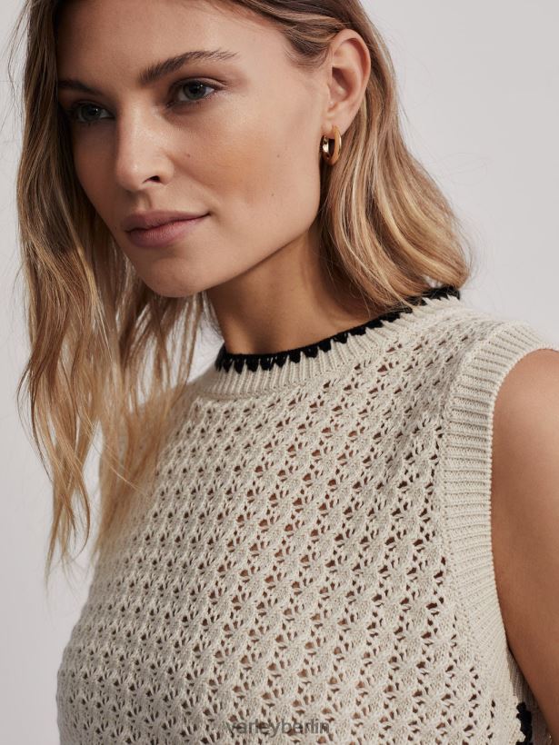 Varley Delaney-Strickweste Frauen B2X2PN3 Birke Bekleidung