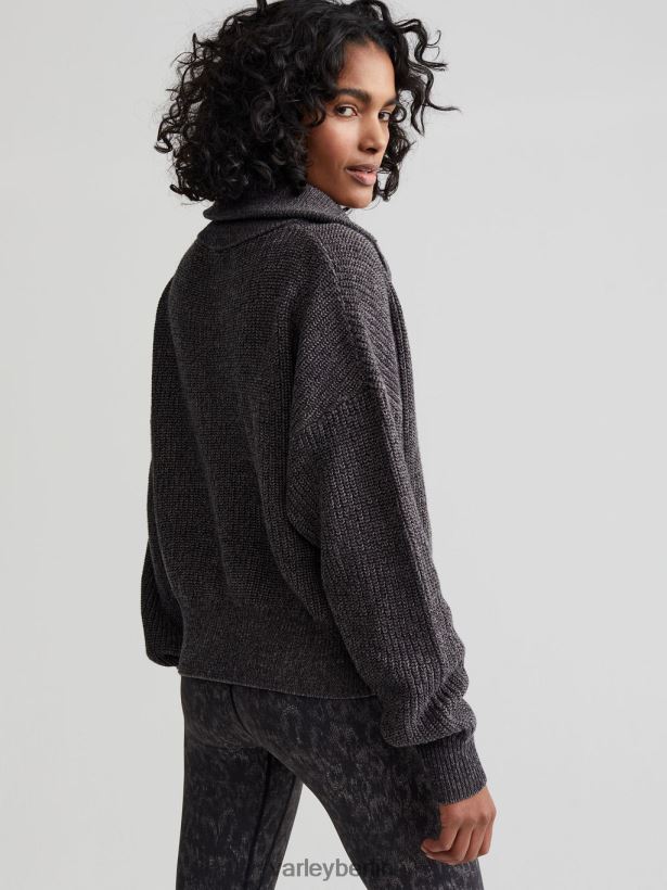 Varley Elwood-Strickjacke Frauen B2X2PN209 tiefe Kohleflecken Bekleidung