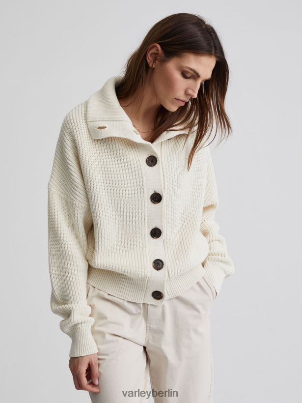 Varley Elwood-Strickjacke Frauen B2X2PN210 Reiher Bekleidung