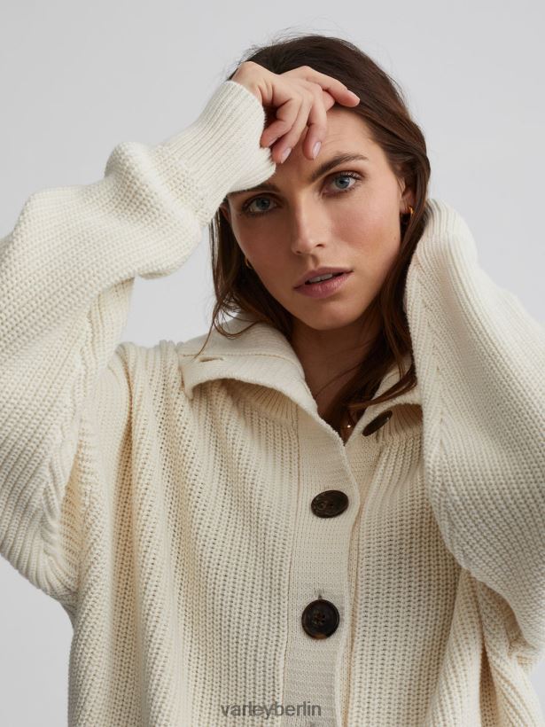 Varley Elwood-Strickjacke Frauen B2X2PN210 Reiher Bekleidung