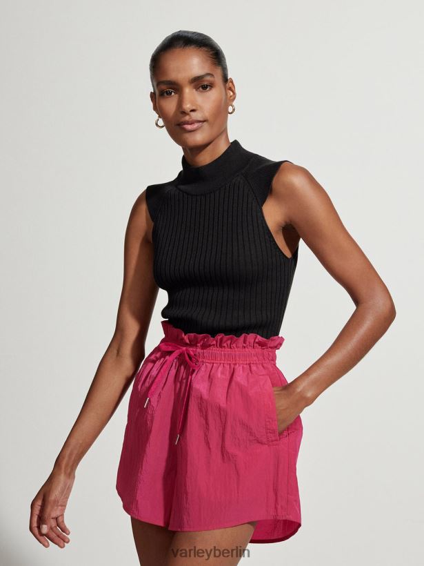 Varley Fowler-Tanktop aus Strick Frauen B2X2PN71 Schwarz Bekleidung