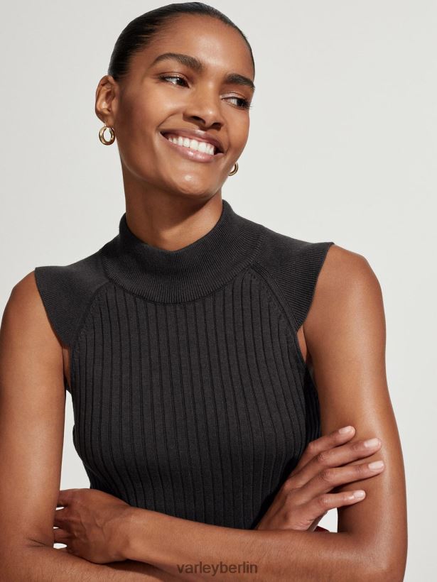 Varley Fowler-Tanktop aus Strick Frauen B2X2PN71 Schwarz Bekleidung