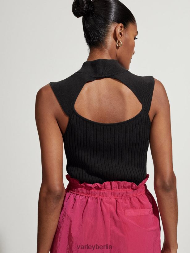 Varley Fowler-Tanktop aus Strick Frauen B2X2PN71 Schwarz Bekleidung
