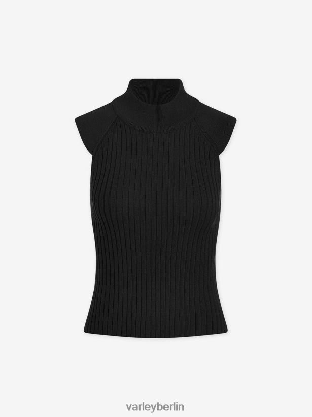 Varley Fowler-Tanktop aus Strick Frauen B2X2PN71 Schwarz Bekleidung