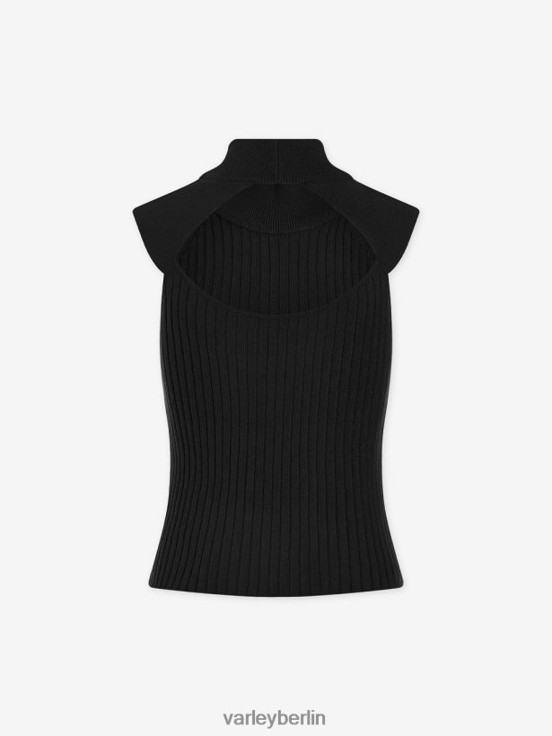 Varley Fowler-Tanktop aus Strick Frauen B2X2PN71 Schwarz Bekleidung
