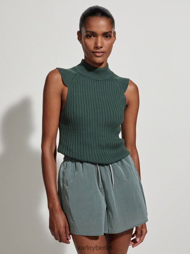 Varley Fowler-Tanktop aus Strick Frauen B2X2PN72 Koriander Bekleidung