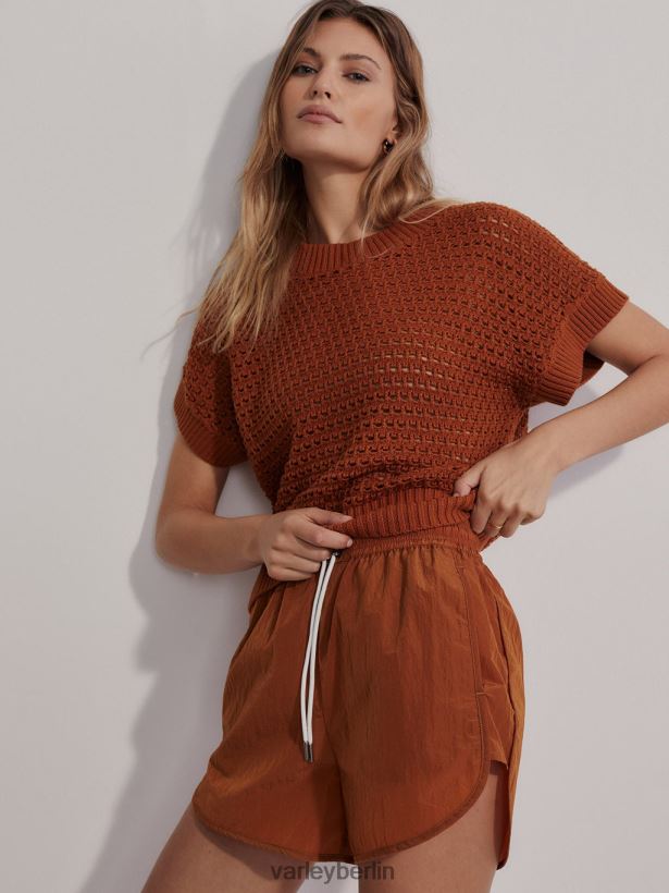 Varley Julianna stricken Frauen B2X2PN6 tiefe Aprikose Bekleidung