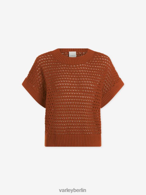 Varley Julianna stricken Frauen B2X2PN6 tiefe Aprikose Bekleidung