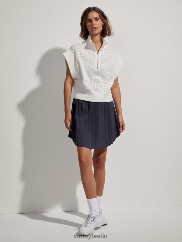 Varley Kurz geschnittener Fulton-Strick Frauen B2X2PN99 Schneewittchen Bekleidung