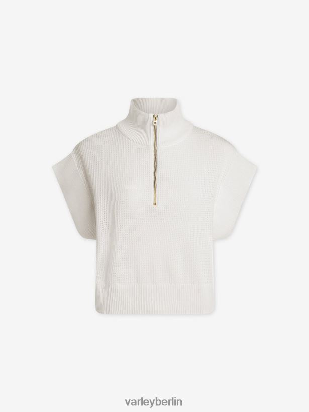 Varley Kurz geschnittener Fulton-Strick Frauen B2X2PN99 Schneewittchen Bekleidung