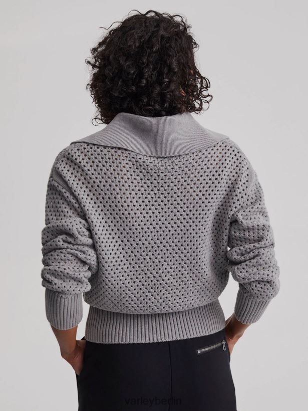 Varley Lilien-Strickpolo Frauen B2X2PN151 Greifgrau Bekleidung