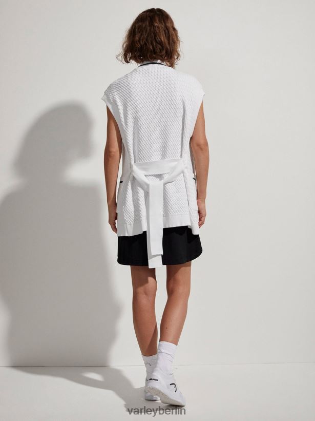 Varley Natoma Longline-Cardigan Frauen B2X2PN143 Weiß Bekleidung