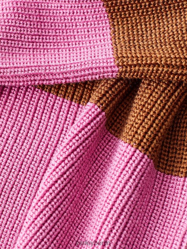 Varley Panama-Strick Frauen B2X2PN182 metallisches Karamell-Café Bekleidung