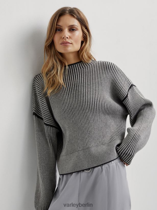 Varley gewähren stricken Frauen B2X2PN232 mittelgrau/hellgrau Bekleidung