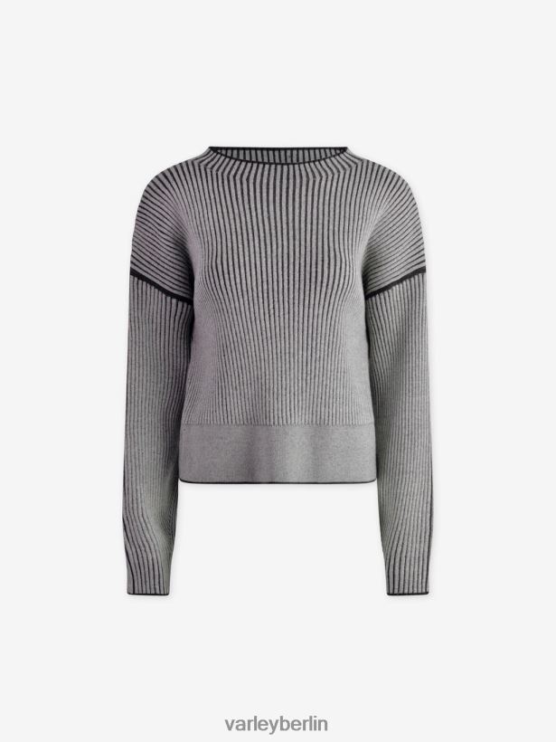 Varley gewähren stricken Frauen B2X2PN232 mittelgrau/hellgrau Bekleidung