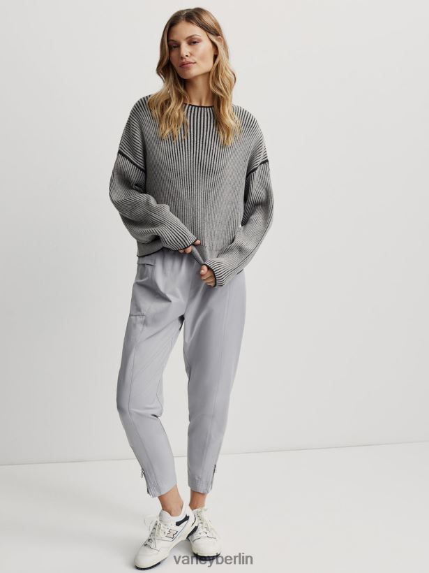 Varley gewähren stricken Frauen B2X2PN232 mittelgrau/hellgrau Bekleidung