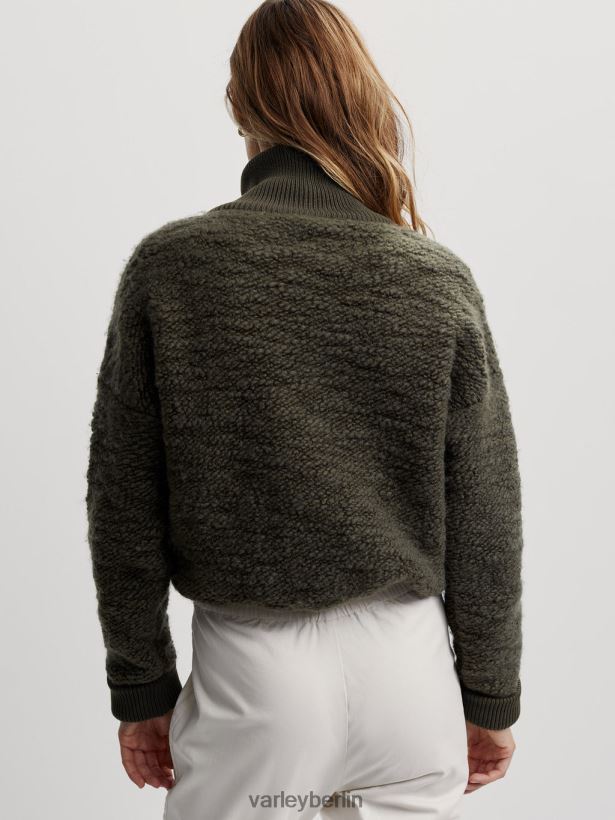 Varley Hunter Fleece mit durchgehendem Reißverschluss Frauen B2X2PN423 dunkles Oliv Bekleidung