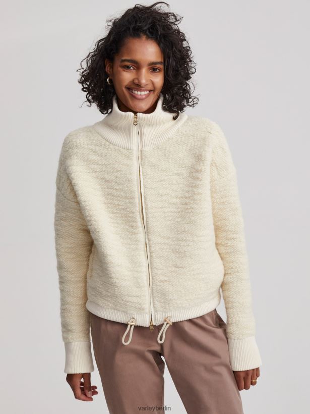 Varley Hunter Fleece mit durchgehendem Reißverschluss Frauen B2X2PN424 Reiher Bekleidung