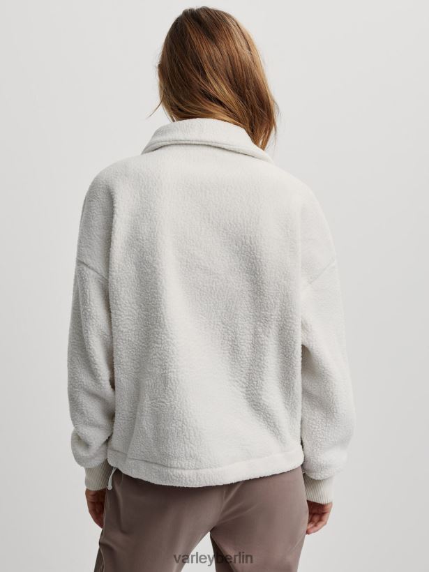 Varley Mayland Fleecejacke Frauen B2X2PN437 flüstern weiß Bekleidung