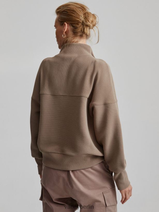 Varley Acadia-Pullover mit halbem Reißverschluss Frauen B2X2PN204 Fossil Bekleidung