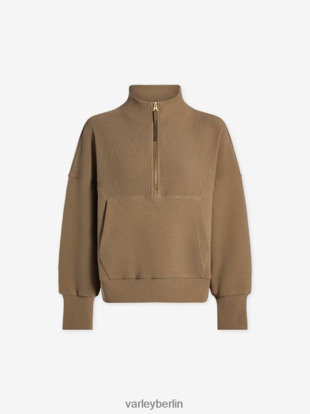 Varley Acadia-Pullover mit halbem Reißverschluss Frauen B2X2PN204 Fossil Bekleidung