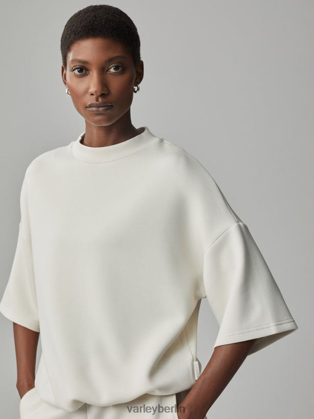 Varley Alden Kurzarm-Sweatshirt Frauen B2X2PN39 Birke Bekleidung