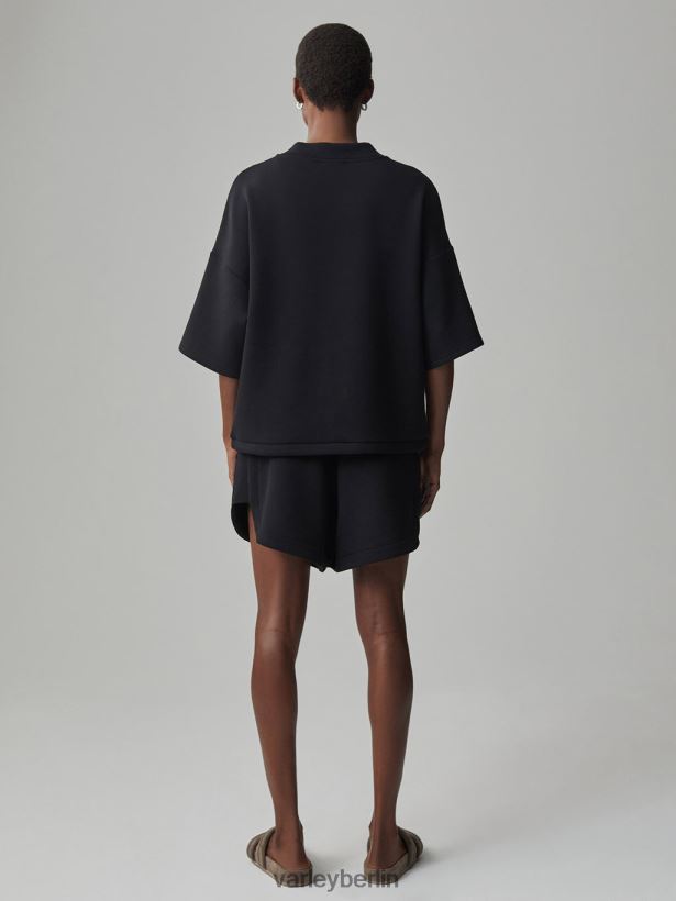 Varley Alden Kurzarm-Sweatshirt Frauen B2X2PN40 Schwarz Bekleidung