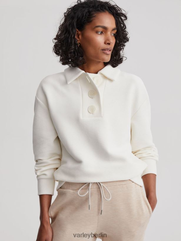 Varley Andale-Schweiß Frauen B2X2PN148 flüstern weiß Bekleidung