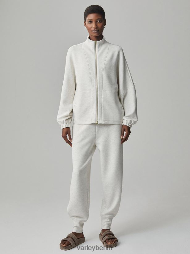 Varley Ashbury-Sweatshirt mit durchgehendem Reißverschluss Frauen B2X2PN38 Elfenbeinmergel Bekleidung