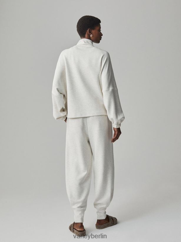 Varley Ashbury-Sweatshirt mit durchgehendem Reißverschluss Frauen B2X2PN38 Elfenbeinmergel Bekleidung