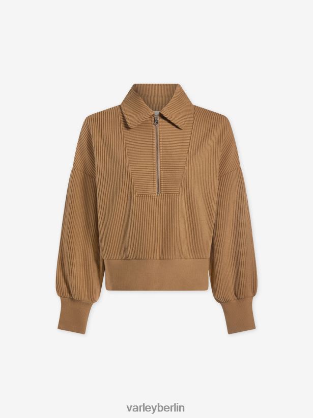 Varley Blair-Pullover mit halbem Reißverschluss Frauen B2X2PN195 Wüstensand Bekleidung