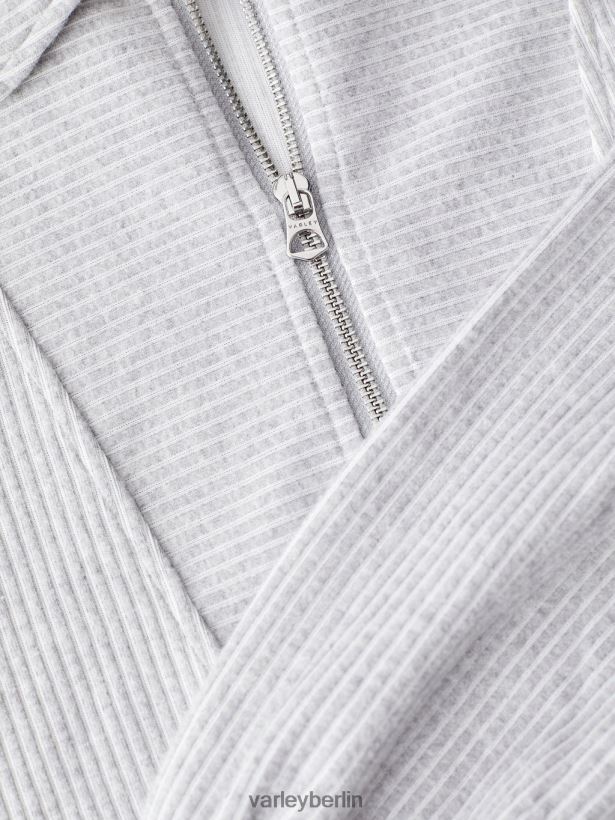 Varley Blair-Pullover mit halbem Reißverschluss Frauen B2X2PN196 grauer Mergel Bekleidung