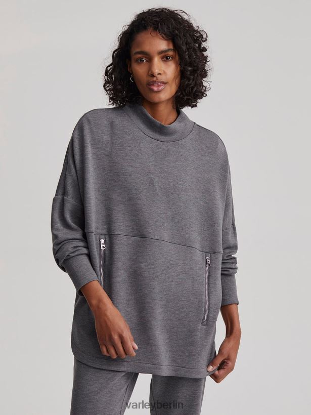 Varley Buchtschweiß Frauen B2X2PN153 Holzkohle Mergel Bekleidung