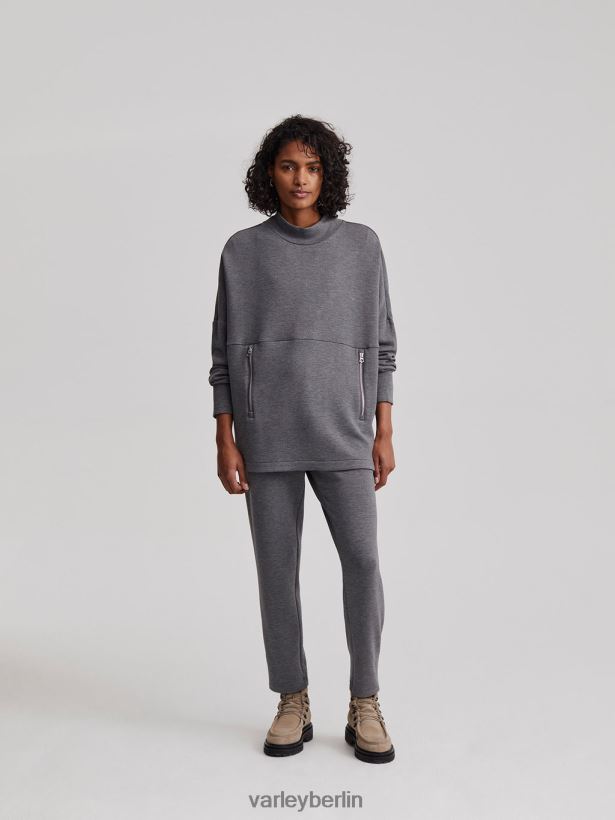 Varley Buchtschweiß Frauen B2X2PN153 Holzkohle Mergel Bekleidung