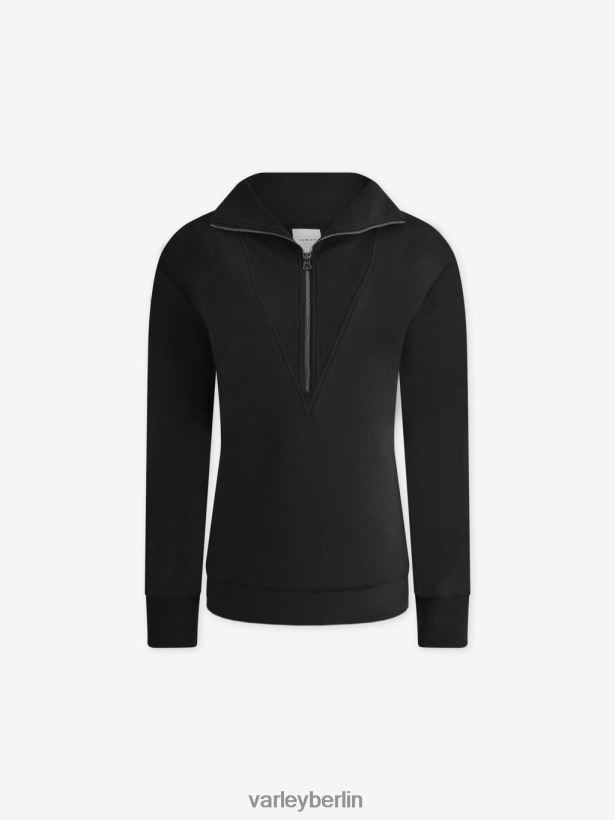 Varley Clearwood-Pullover mit halbem Reißverschluss Frauen B2X2PN229 Schwarz Bekleidung