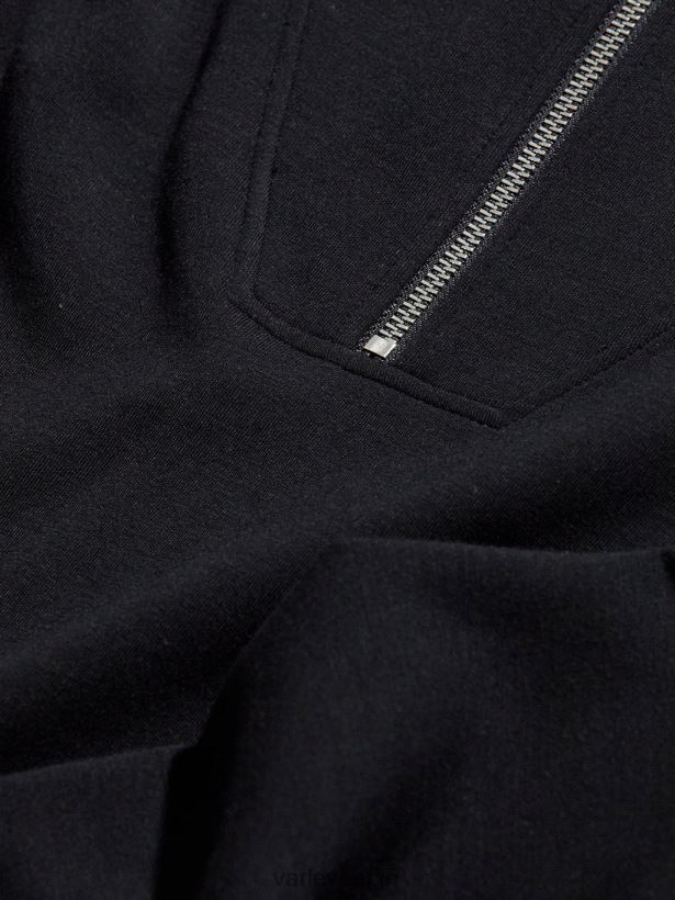 Varley Hawley-Sweatshirt mit halbem Reißverschluss Frauen B2X2PN84 Schwarz Bekleidung