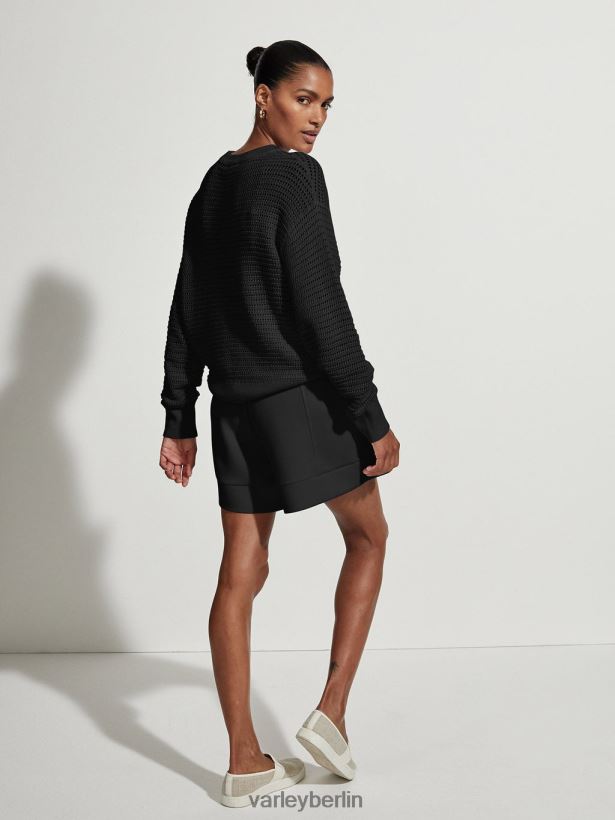 Varley Kershaw-Schweiß Frauen B2X2PN68 Schwarz Bekleidung