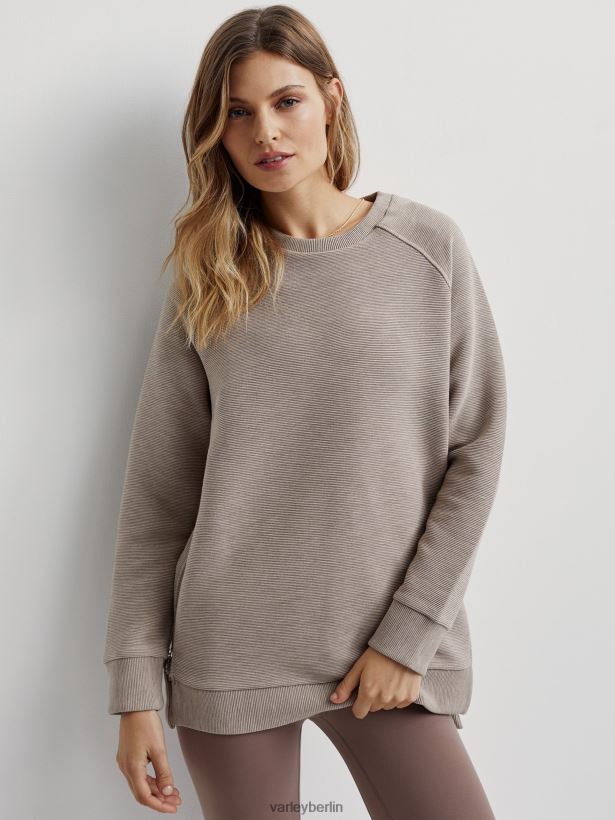Varley Manning Schweiß Frauen B2X2PN105 Taupe-Mergel Bekleidung