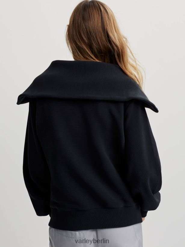 Varley Vine-Pullover mit halbem Reißverschluss Frauen B2X2PN87 Schwarz Bekleidung
