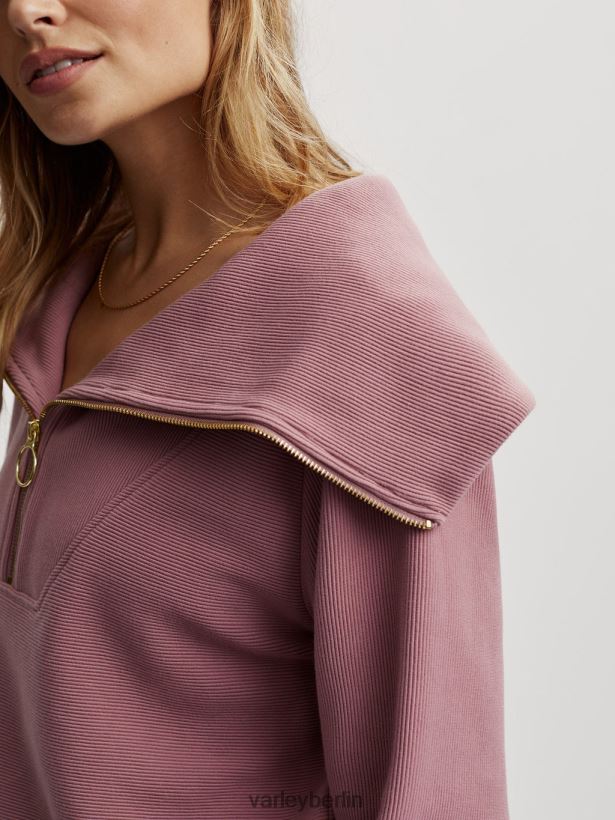 Varley Vine-Pullover mit halbem Reißverschluss Frauen B2X2PN89 Nostalgie stieg Bekleidung