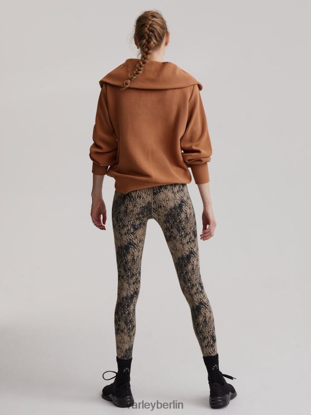 Varley Vine-Pullover mit halbem Reißverschluss Frauen B2X2PN92 Roggen Bekleidung