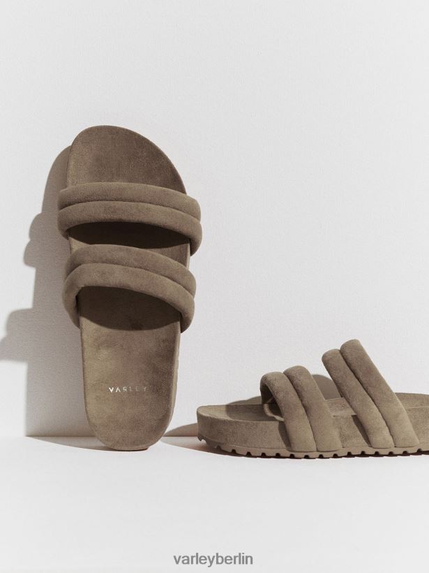Varley Giles Quilted Slides 2.0 Frauen B2X2PN491 Asche Folien