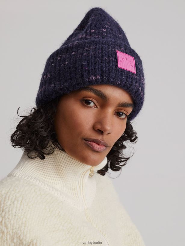 Varley Dale Mütze Frauen B2X2PN517 Marineblau/Superrosa Zubehör